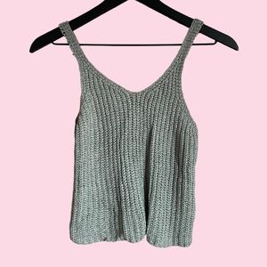 Olive Green Knit Tank